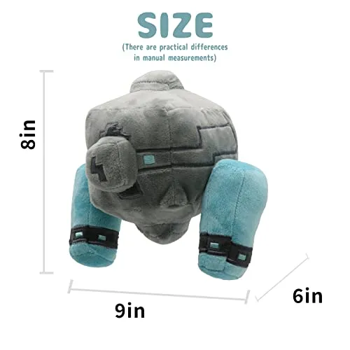 2023 New Minecraft Legends Plush, 10" Battery Plushies Toy for Game Fans Gift, Soft Stuffed Animal Doll for Kids and Adults(Battery)