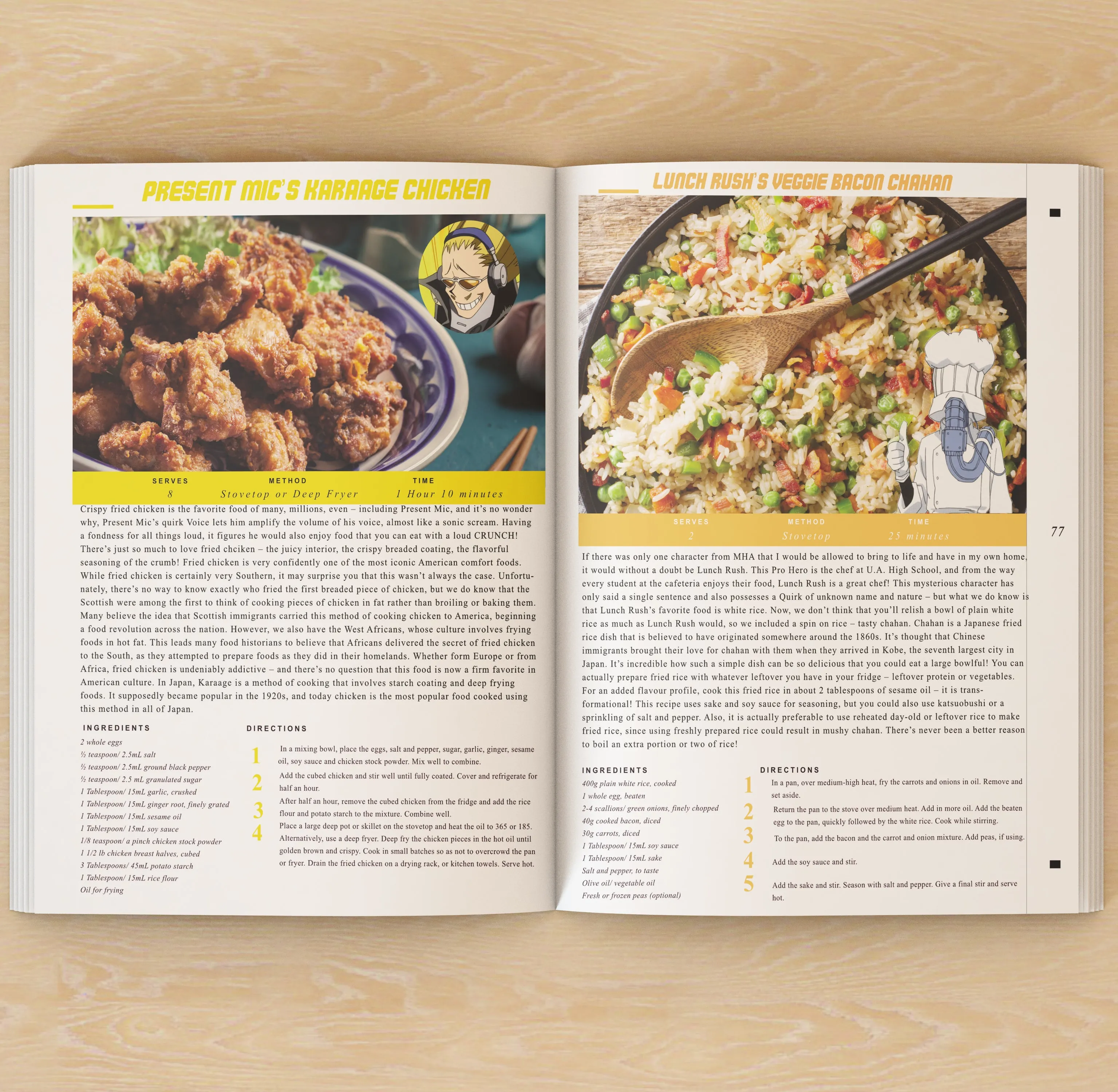 Anime Cooking Plus Ultra - My Hero Academia Cookbook