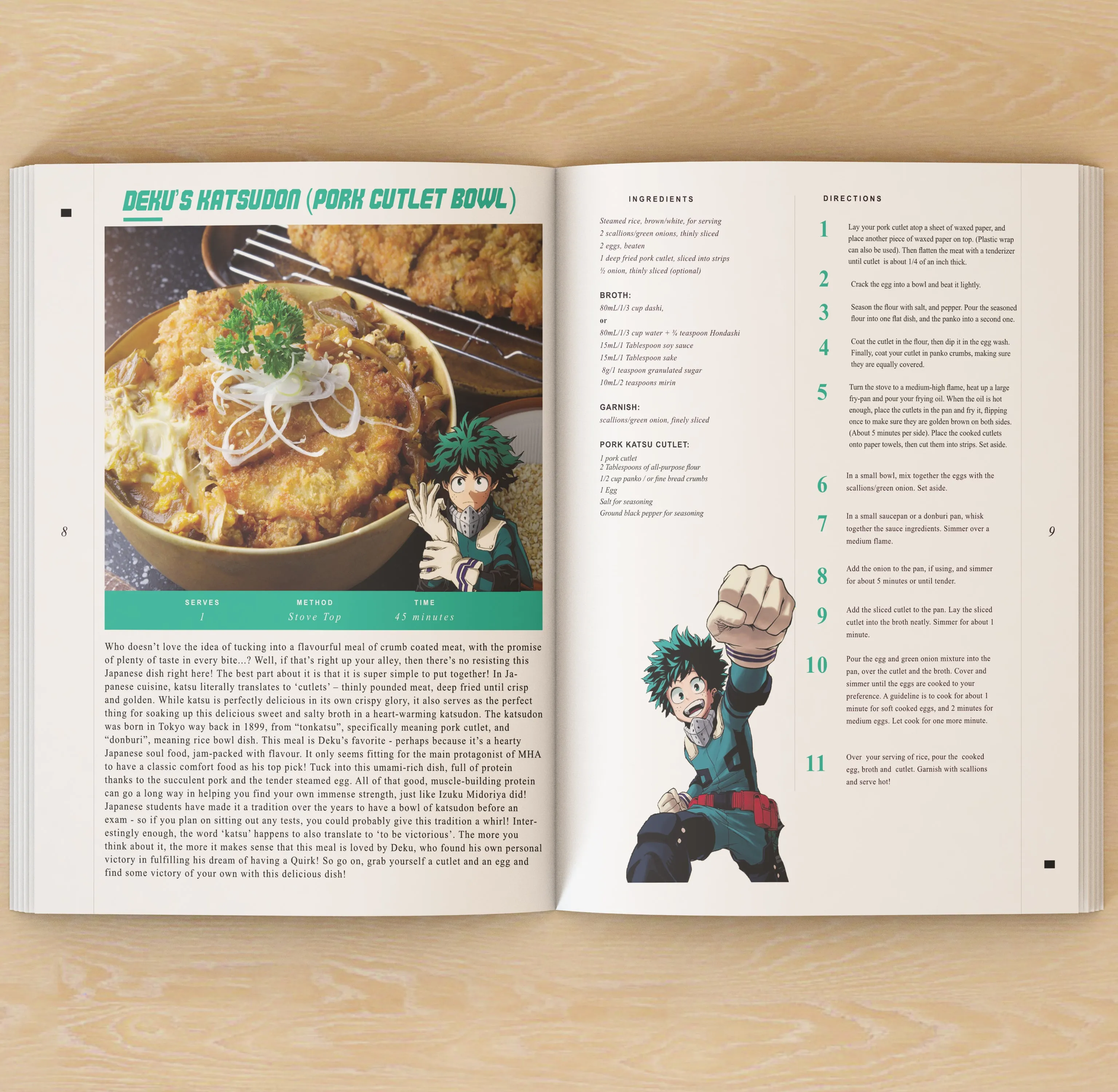 Anime Cooking Plus Ultra - My Hero Academia Cookbook