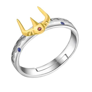Anime Saint Seiya Phoenix Ikki Jewelry S925 Adjustable Ring