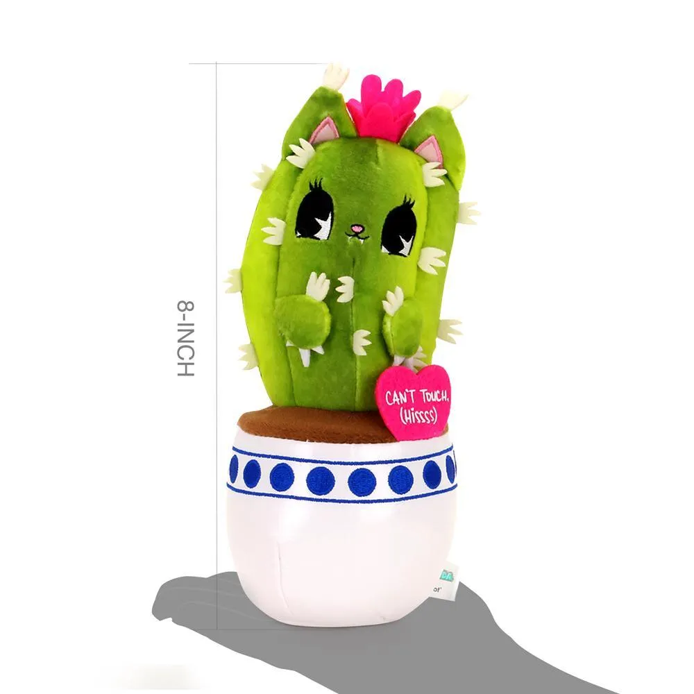 Can't Touch Hiss 8" Cat Cactus Plush by Linda Panda