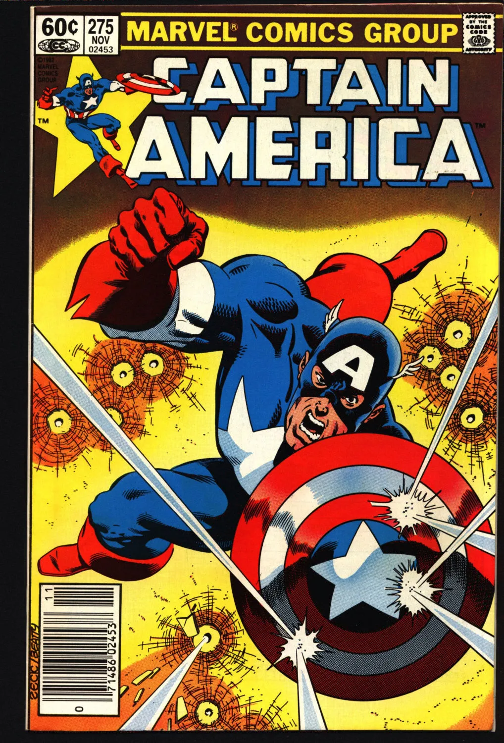 CAPTAIN AMERICA #275 Steve Rogers, J.M. DeMatteis,Mike Zeck, 1st Appearance Baron Zemo II Helmut Zemo,formerly Phoenix, Vermin, Arnim Zola,