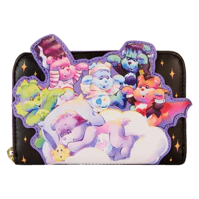 Care Bears x Universal Monsters Scary Dreams Zip Around Wallet by Loungefly
