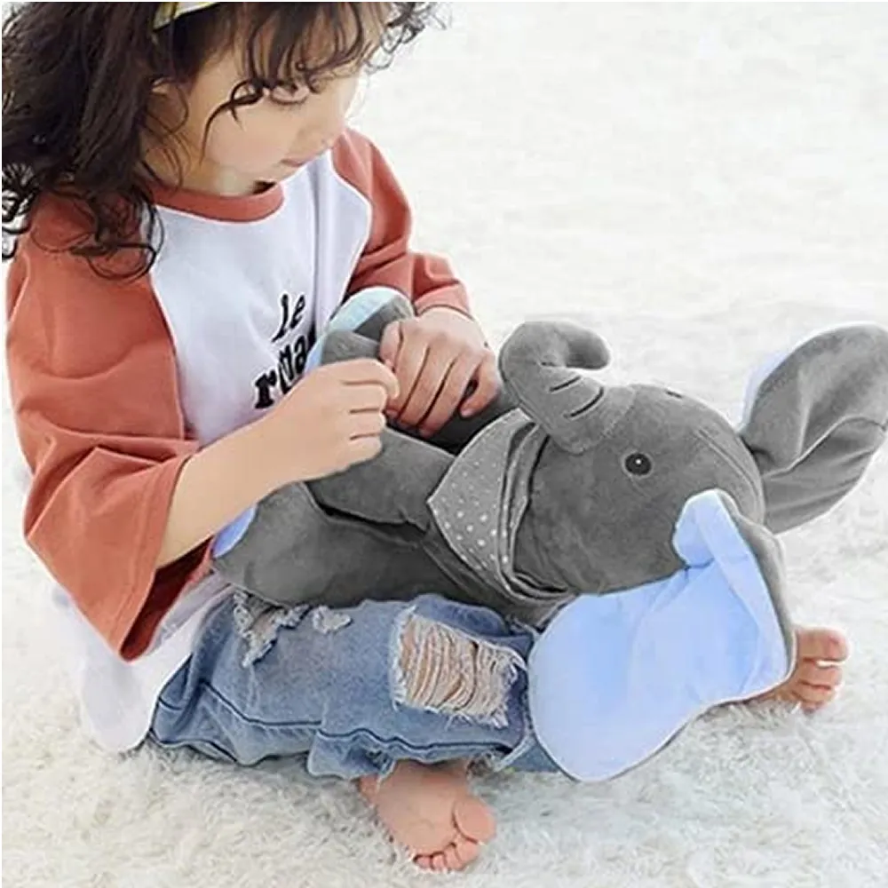 Elephant Stuffed Animal Toy, Adorable Animal Toy For Babies Ke-15