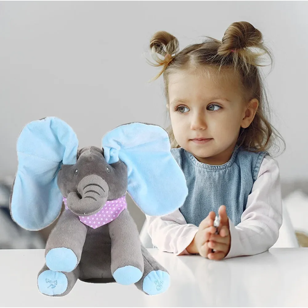 Elephant Stuffed Animal Toy, Adorable Animal Toy For Babies Ke-15