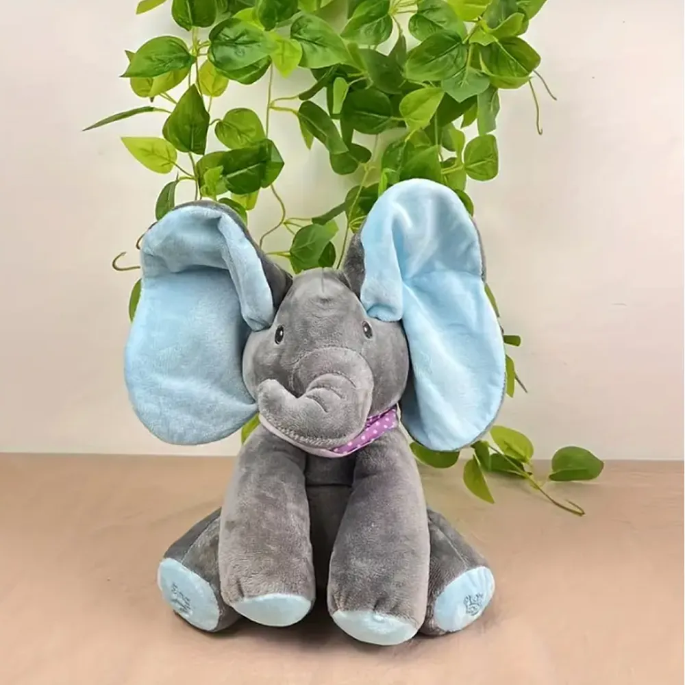 Elephant Stuffed Animal Toy, Adorable Animal Toy For Babies Ke-15