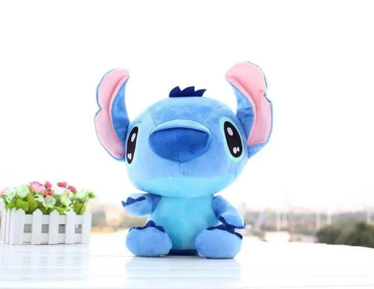 HUG 'n' FEEL SOFT TOYS Long Soft Lovable hugable Cute Giant Life Size Teddy Bear. (30cm Soft Toy, Stitch)