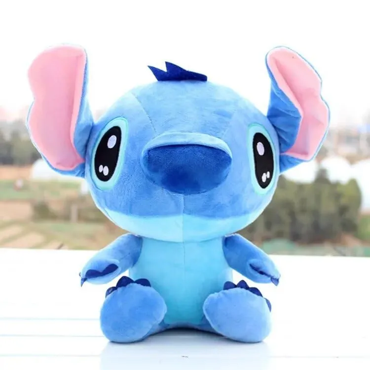 HUG 'n' FEEL SOFT TOYS Long Soft Lovable hugable Cute Giant Life Size Teddy Bear. (30cm Soft Toy, Stitch)