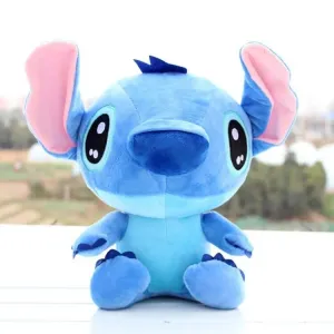 HUG 'n' FEEL SOFT TOYS Long Soft Lovable hugable Cute Giant Life Size Teddy Bear. (30cm Soft Toy, Stitch)