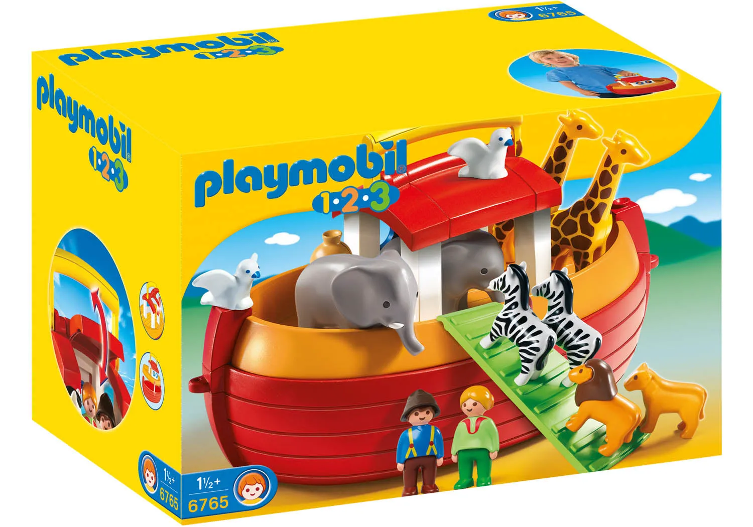 Playmobil 1.2.3 My Take Along Noah's Ark