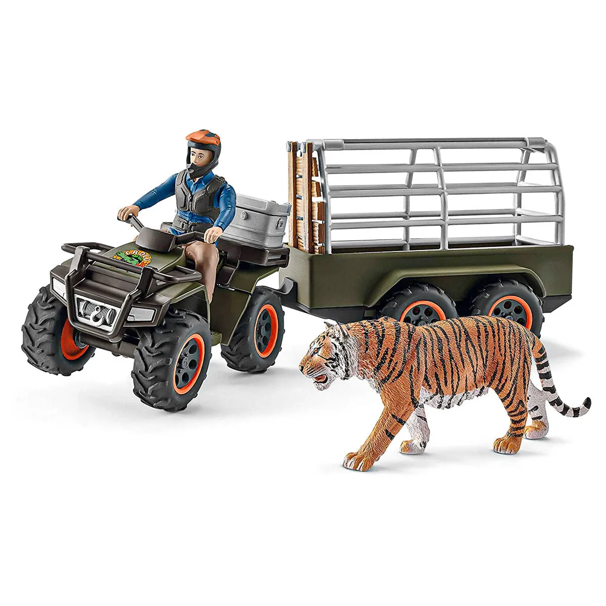 Schleich Quad Bike with Trailer and Ranger