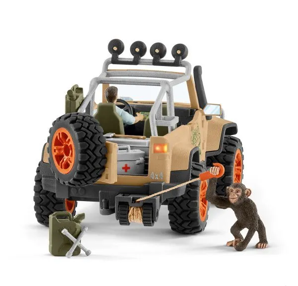 Schleich Wild Life 4X4 Vehicle With Winch Set