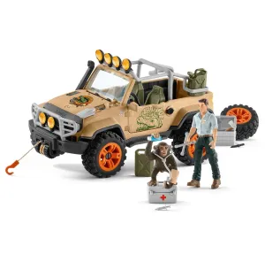 Schleich Wild Life 4X4 Vehicle With Winch Set