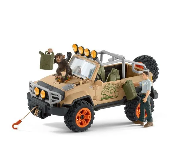 Schleich Wild Life 4X4 Vehicle With Winch Set