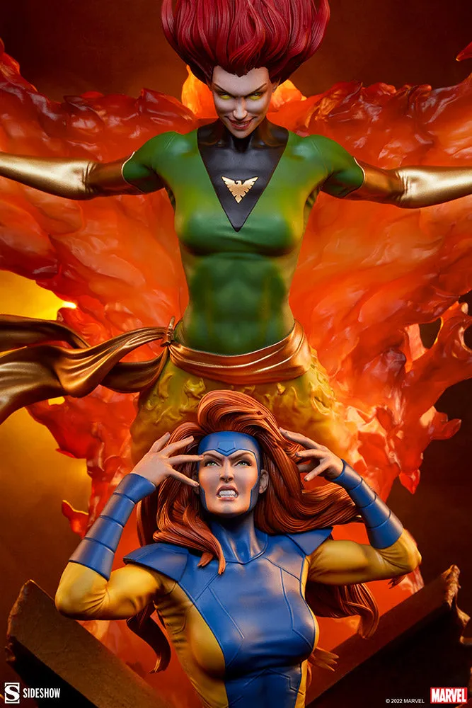 Sideshow Collectibles - Marvel Maquette - Phoenix and Jean Grey