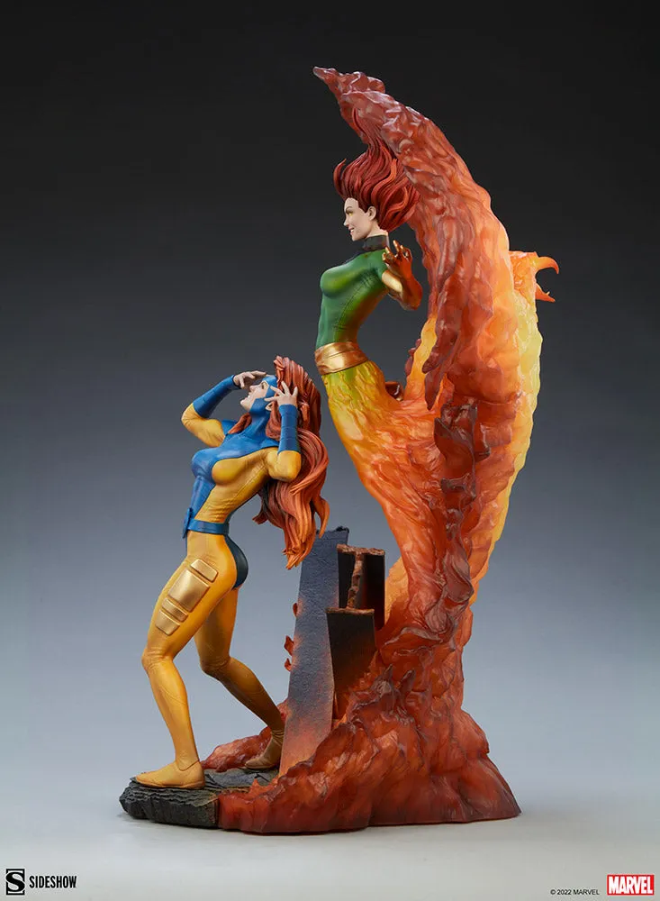 Sideshow Collectibles - Marvel Maquette - Phoenix and Jean Grey