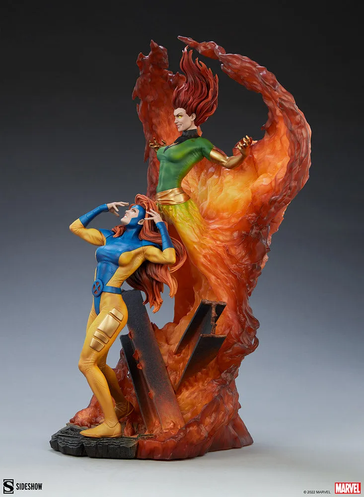 Sideshow Collectibles - Marvel Maquette - Phoenix and Jean Grey