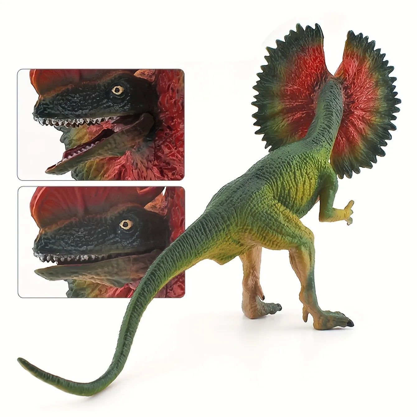Vivid 18.5cm Double Crown Dragon Model